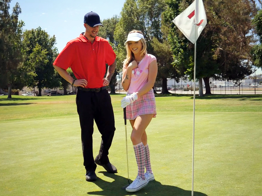 Golf Instructor - Teen Karla Kush fucks with golf instructor Sex Video
