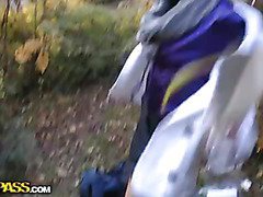 Fisting from a horny brunette