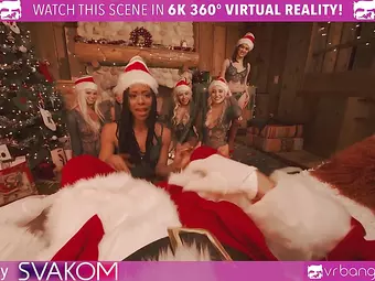 VRBangers Christams Orgy With Abella Danger And Her 7 Sexy Elves VR Porn