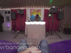 VRBangers Sexy Asian DJ Rocks Your Hard Cock In Her Mouth