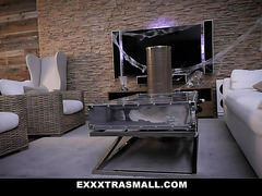ExxxtraSmall - Little Teen Fucks A Tall Hunk in Costume