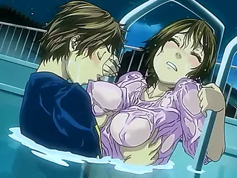 Hentai babe gets fucked in the pool