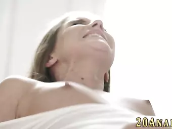 Beauty gets booty spermed after anal fucking