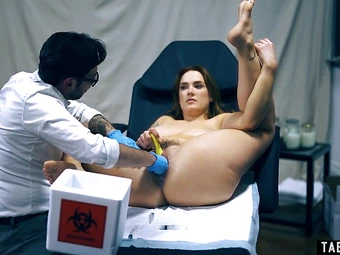 Big boobed MILF Siri Dahl inseminated and fisted by a perverted doctor