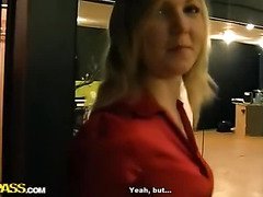 Real live fuck in a dancing studio