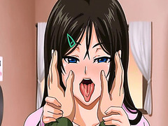 Hentai cutie sucks