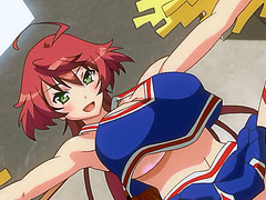 Hentai cheerleader rides