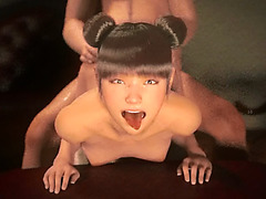 Asian 3d girl gets fucked