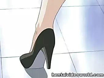Blindfolded girl sex tortures in anime