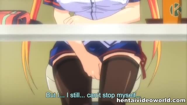 Anime Girl Masturbating Dildo